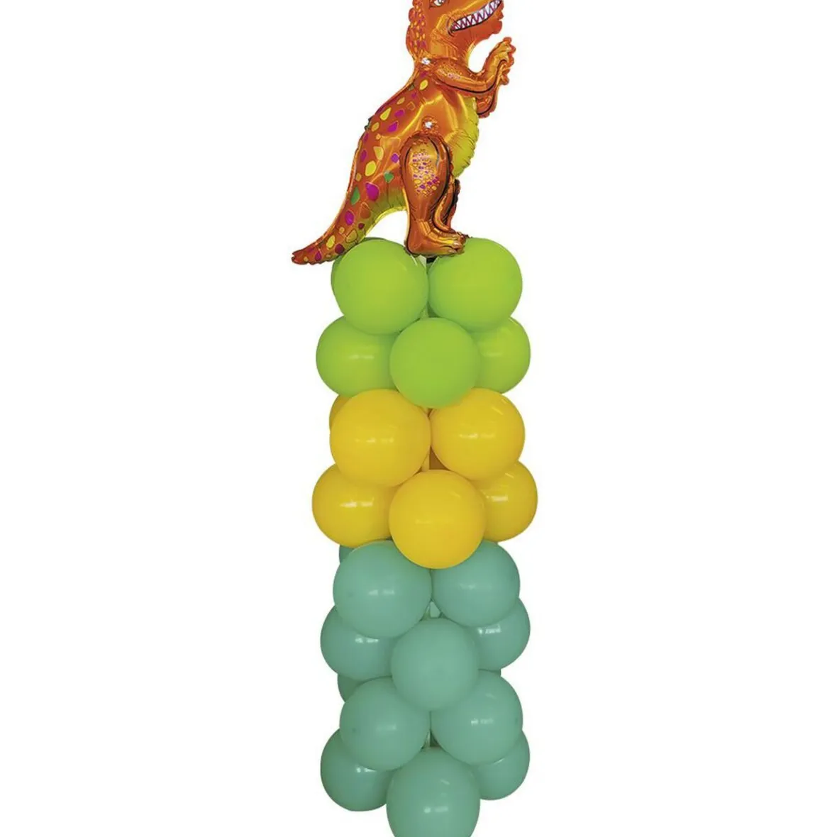 Kit ballon structure dinosaure vert 36 ballons-Gifi Online