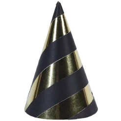 Kit cotillons pour 4 personnes noir doré-Gifi Clearance