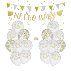 Kit décoration Baby doré-Gifi Online