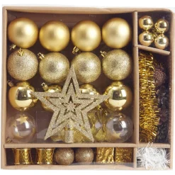 Kit décoration pour Sapin de Noël Doré x40-Gifi Outlet