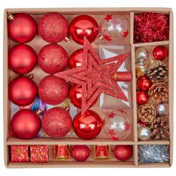 Kit décoration pour Sapin de Noël Rouge x40-Gifi Best