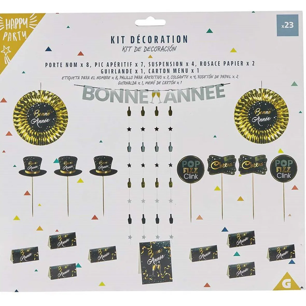 Kit de décoration spécial Nouvel an x 23-Gifi Clearance