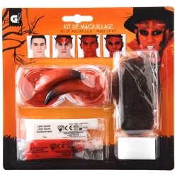 Kit de maquillage diable Halloween-Gifi Online