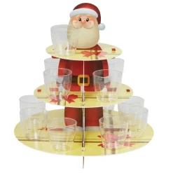 Kit de présentation Père-Noel + 12 verrines-Gifi Discount