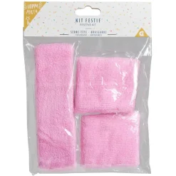Kit festif 2 bandeaux de poignet et 1 de tête - 4 coloris-Gifi Online