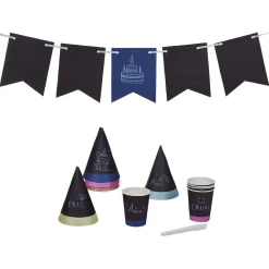 Kit festif personnalisable avec stylo 5 personnes-Gifi Clearance