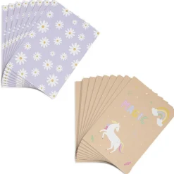 Kit invitation 8 personnes cartes et enveloppes thème fée licorne-Gifi Clearance