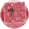 Kit jetable assiette + serviette motif Noël rouge x20-Gifi
