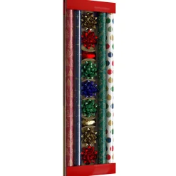 Kit papier cadeau x4 bolduc x2 noeud x7 motif nature Noël multicolore-Gifi Discount