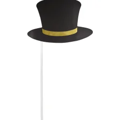 Kit photo booth noir et doré 10 pièces-Gifi Discount