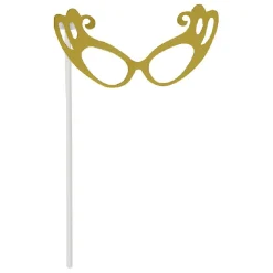 Kit photo booth noir et doré 10 pièces-Gifi Discount