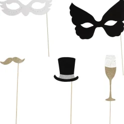 Kit photo booth nouvel an 15 pièces-Gifi Discount