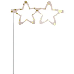 Kit photo booth rose, vert et doré 10 pièces-Gifi