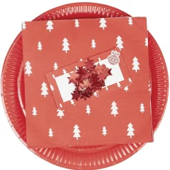 Kit vaisselle jetable 10 personnes Fin d'année-Gifi New