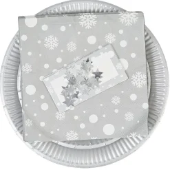 Kit vaisselle jetable 10 personnes Fin d'année-Gifi New