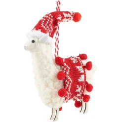 Lama de Noël à suspendre-Gifi New