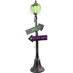 Lampadaire directif mouvant Halloween sonore et lumineux H152cm-Gifi Best