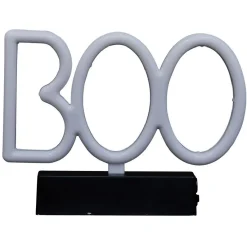 Lampe néon Halloween BOO rose et bleu 22xH16,5cm-Gifi Hot