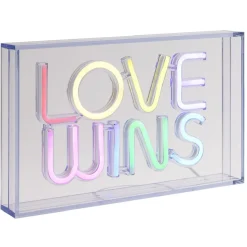 Lampe néon LOVE WINS 30x4,5xH15cm-Gifi Online