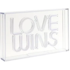 Lampe néon LOVE WINS 30x4,5xH15cm-Gifi Online