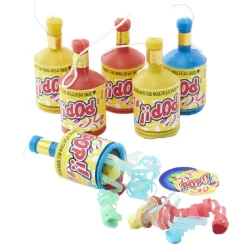 Lance serpentins multicolores Pop x6-Gifi Hot