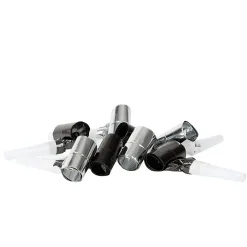 Langue de belle-mère noire et argentée x 8-Gifi Best