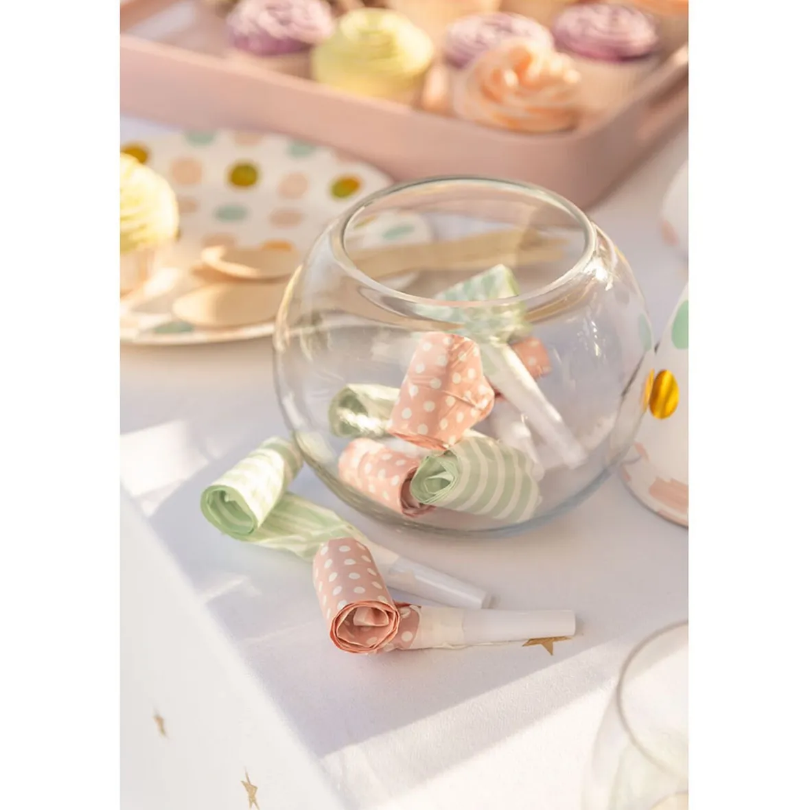 Langue de belle-mère rose et vert x 8-Gifi Online