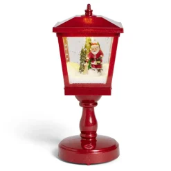 Lanterne de Noël animé et musical décor Père-Noël H32cm-Gifi Sale