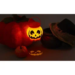 Lanterne led citrouille sonore Halloween-Gifi Best