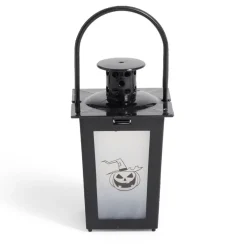 Lanterne LED Halloween animée à piles 7,4x7,4xH15,5cm-Gifi New