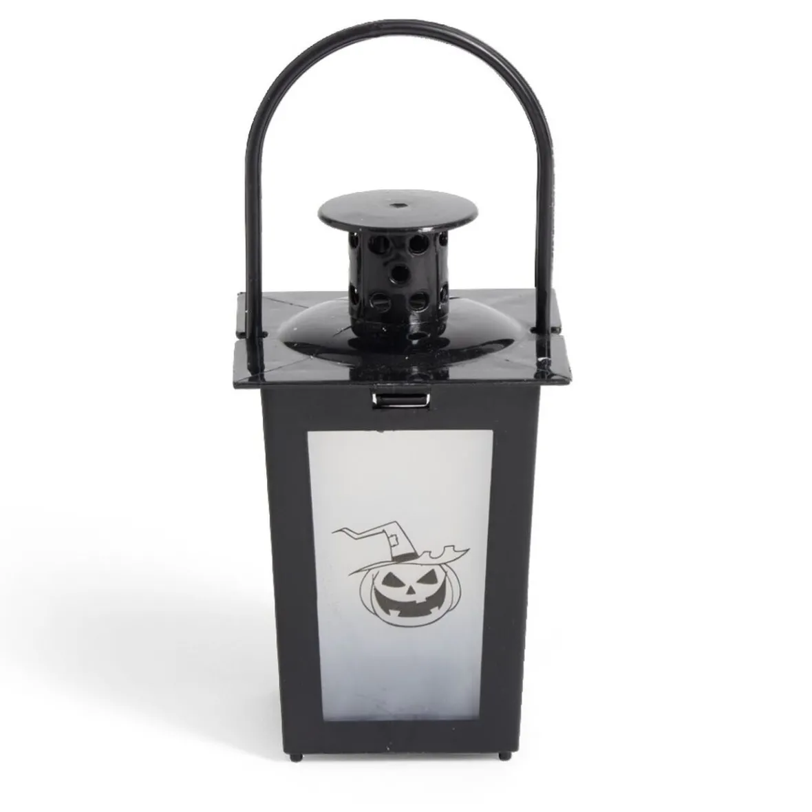 Lanterne LED Halloween animée à piles 7,4x7,4xH15,5cm-Gifi New