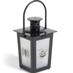 Lanterne LED Halloween animée à piles 7,4x7,4xH15,5cm-Gifi New