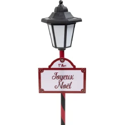 Lanterne lumineuse à planter solaire H75cm effet flamme vascillante-Gifi Best