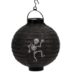 Lanterne lumineuse Halloween à suspendre ronde en papier-Gifi Best