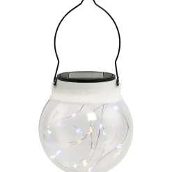 Lanterne Solaire à suspendre 20 microded Multicolore-Gifi