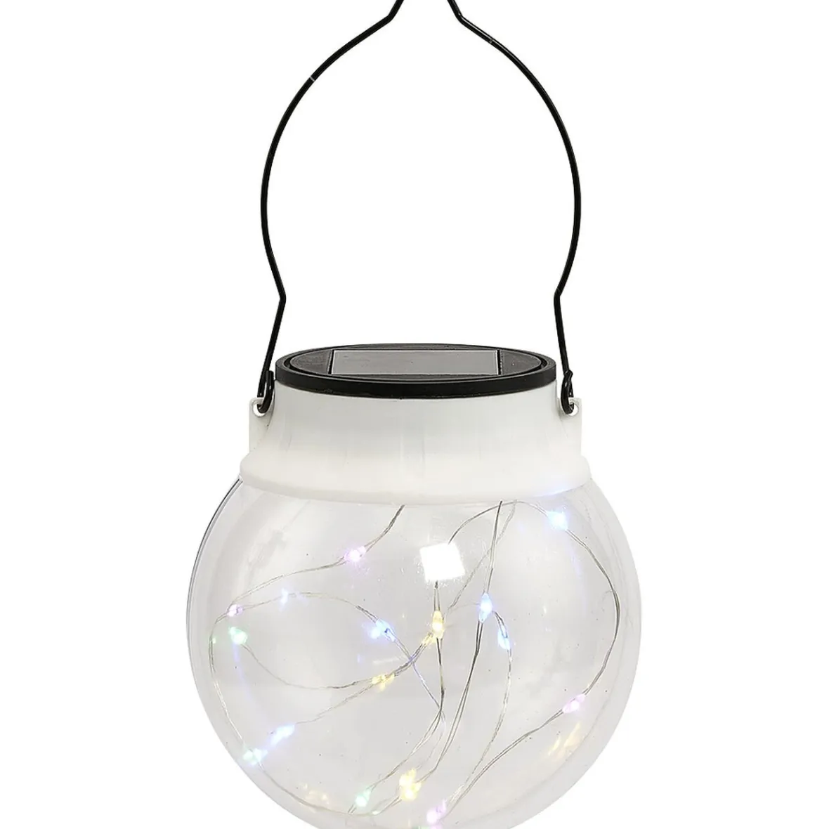 Lanterne Solaire à suspendre 20 microded Multicolore-Gifi
