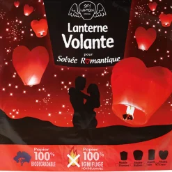 Lanterne volante coeur-Gifi