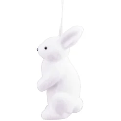 Lapin à suspendre blanc H10cm-Gifi Hot