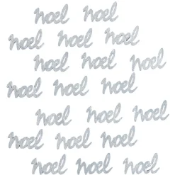 Lettre Noël à poser argent x20-Gifi Outlet