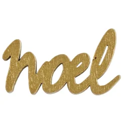 Lettre Noël à poser or x20-Gifi Outlet