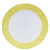 Lot de 10 assiettes en carton jaune motif confetti blanc-Gifi Online