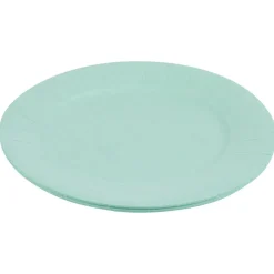 Lot de 10 assiettes en carton vert d'eau Ø18 cm-Gifi Online