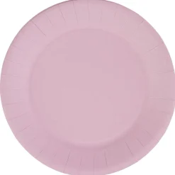 Lot de 10 assiettes en carton rose confetti Ø23 cm-Gifi Online
