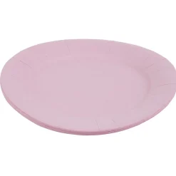 Lot de 10 assiettes en carton rose confetti Ø18 cm-Gifi Best