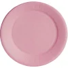 Lot de 10 assiettes en carton rose nude Ø23 cm-Gifi Best