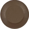 Lot de 10 assiettes en carton taupe Ø18 cm-Gifi Hot