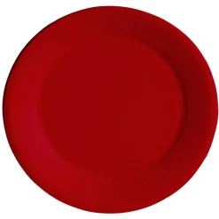Lot de 50 assiettes en carton rouge Ø18 cm-Gifi Discount