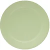 Lot de 10 assiettes en carton Ø23cm vert olive-Gifi Outlet