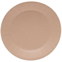 Lot de 10 assiettes en carton Ø23cm rose-Gifi Outlet