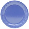 Lot de 10 assiettes en carton Ø18cm bleu nuit-Gifi Online